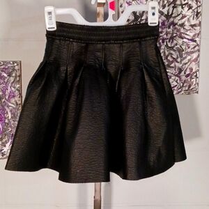 Black leather H & M skirt